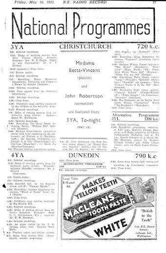 Issue page