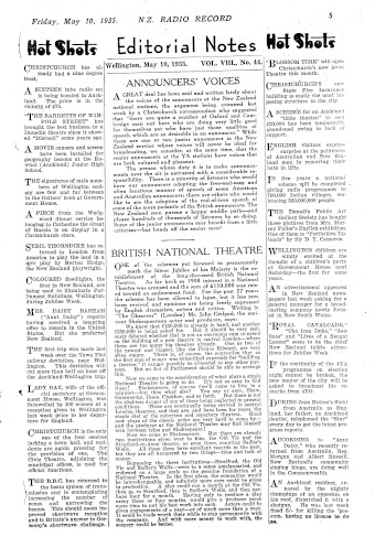 Issue page