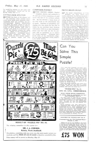 Issue page