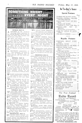 Issue page