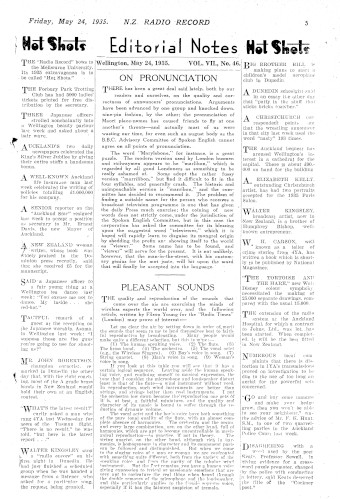 Issue page