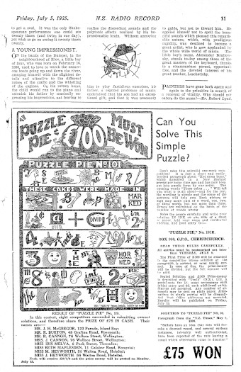 Issue page