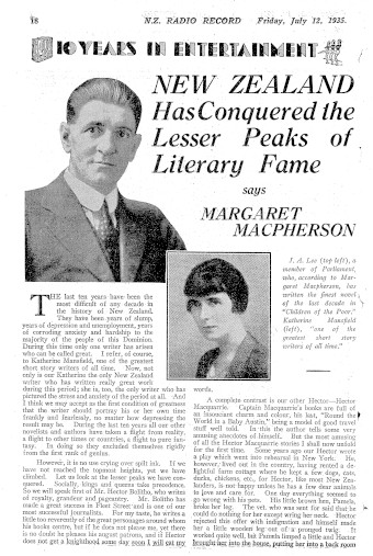 Issue page