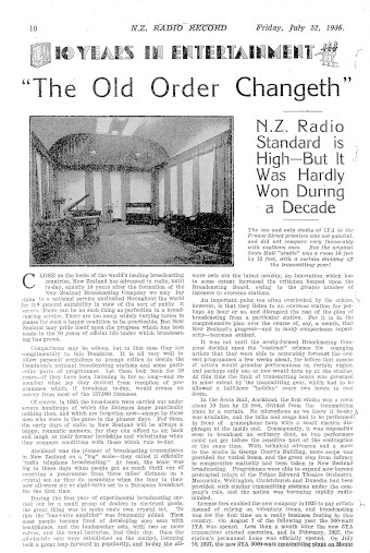 Issue page