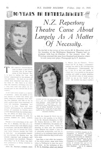 Issue page