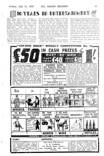 Issue page