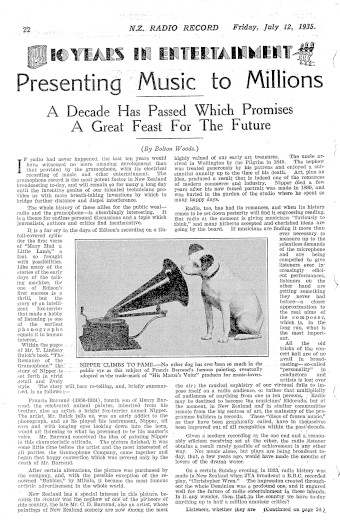 Issue page