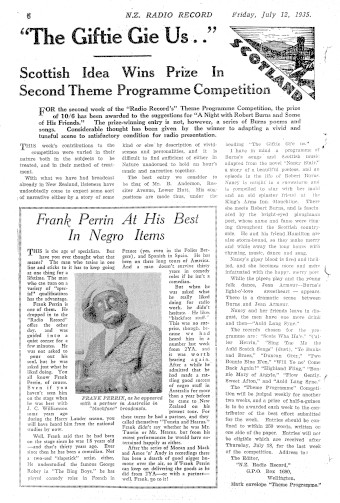 Issue page