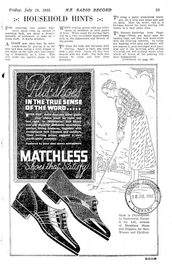 Issue page