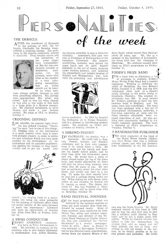 Issue page