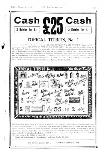 Issue page