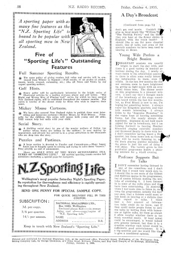 Issue page