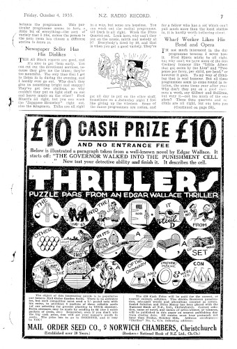 Issue page
