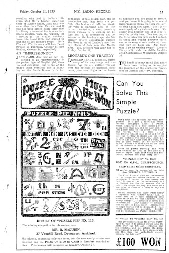 Issue page