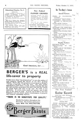 Issue page