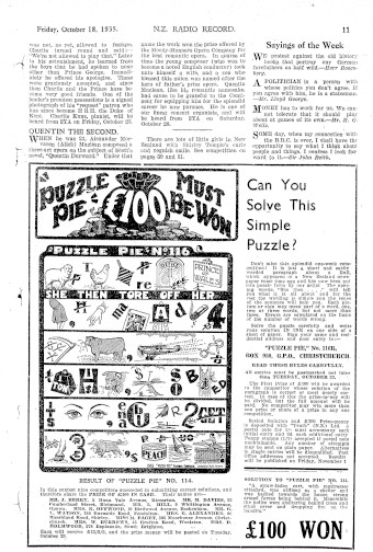 Issue page
