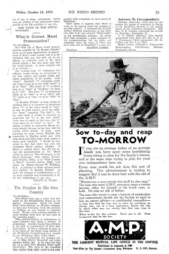 Issue page