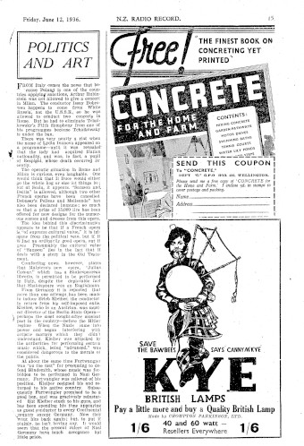 Issue page