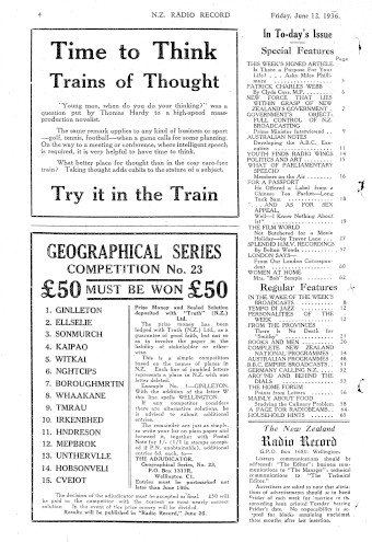 Issue page