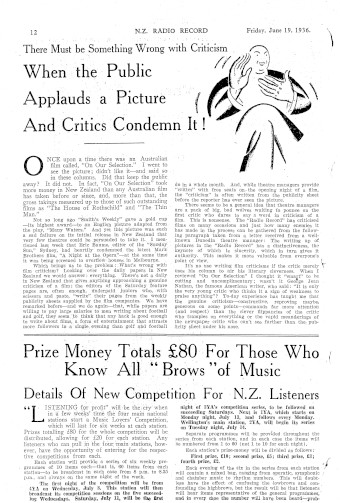 Issue page
