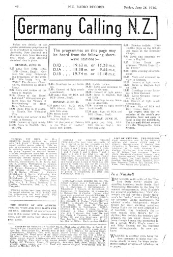 Issue page