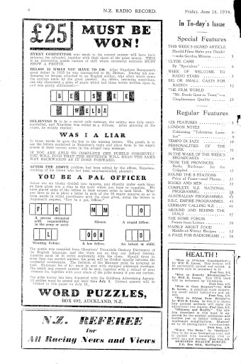 Issue page