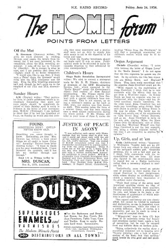 Issue page