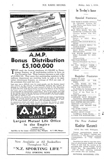 Issue page