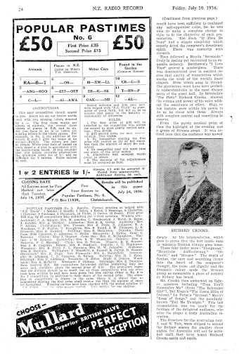 Issue page