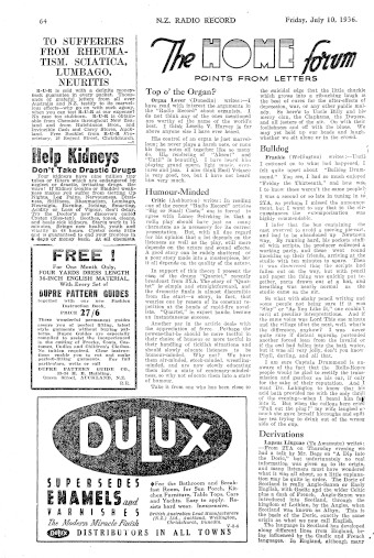 Issue page