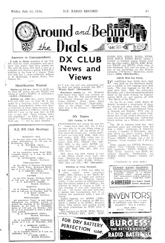 Issue page