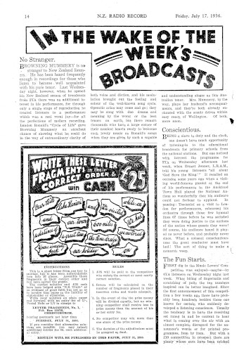 Issue page