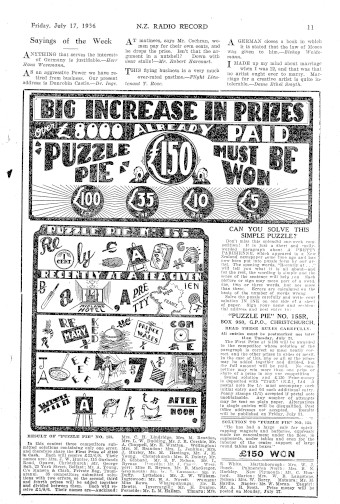 Issue page