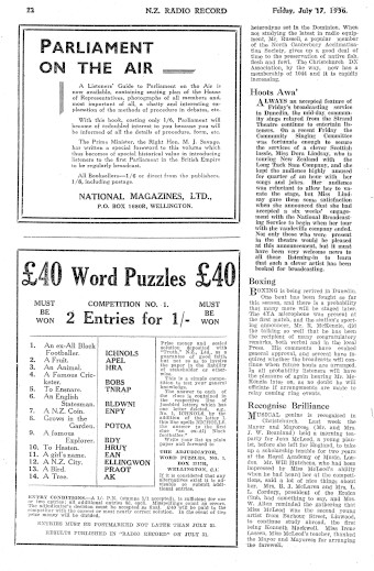Issue page
