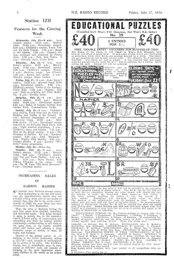 Issue page