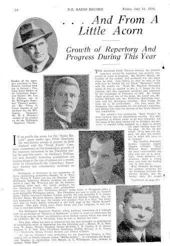 Issue page