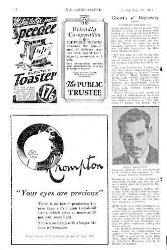 Issue page