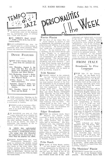 Issue page