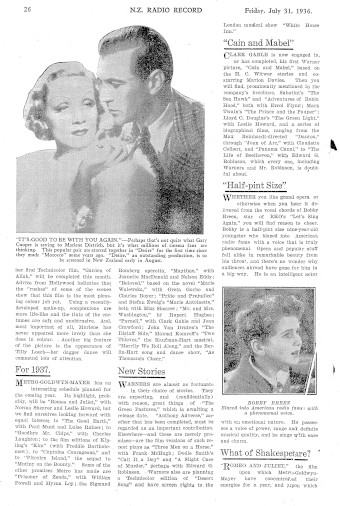 Issue page