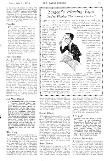 Issue page