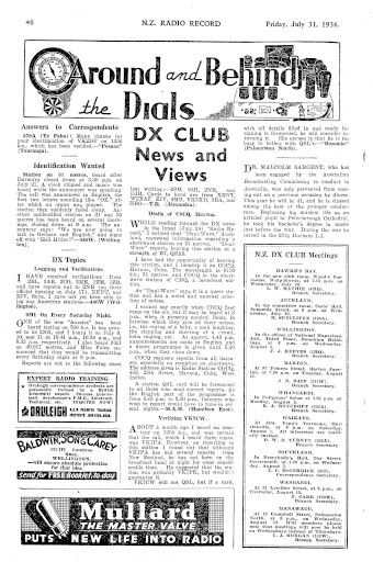Issue page