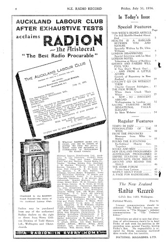 Issue page