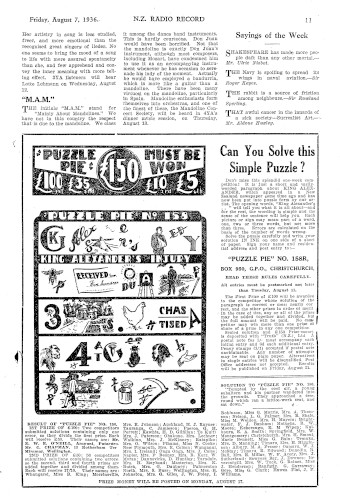 Issue page