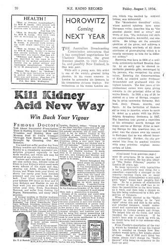 Issue page