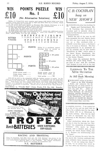 Issue page