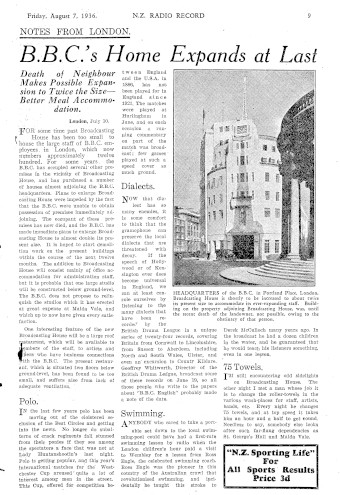 Issue page