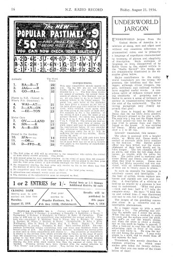 Issue page