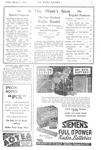 Issue page