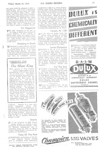 Issue page