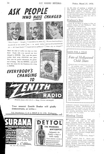 Issue page